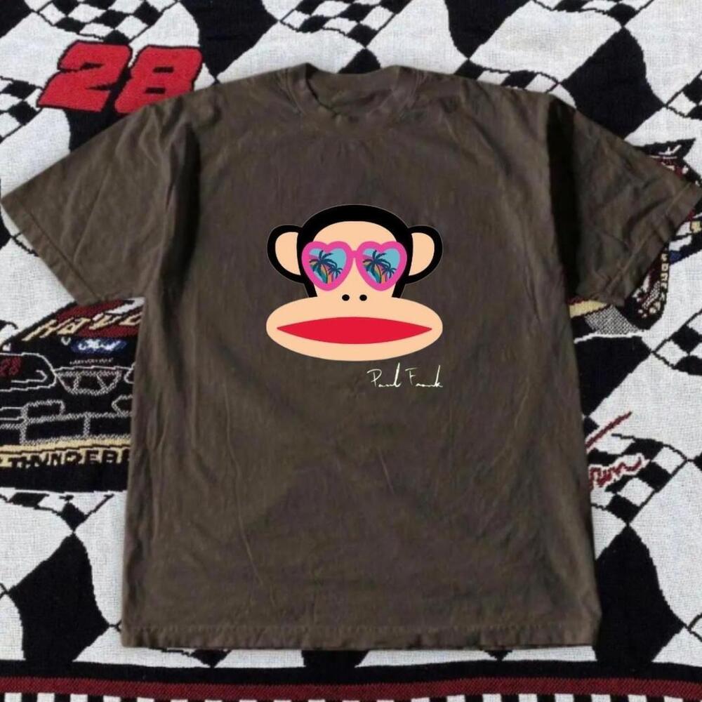 Gildan Men Brown T-Shirt, Pdaul Frank Brown Monkey Tee